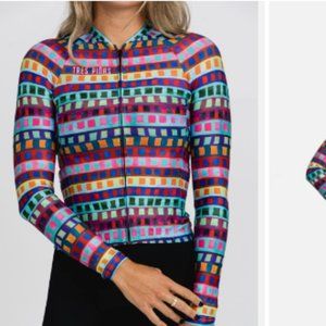 Women's Long Sleeve Racer Jersey | Loud Luau CYCLING | Almost new